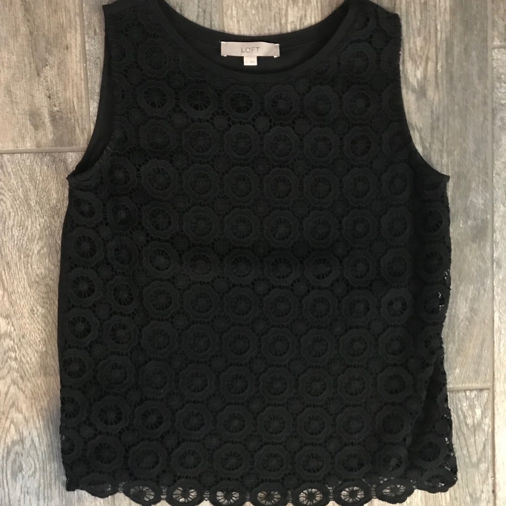 Black tank top
